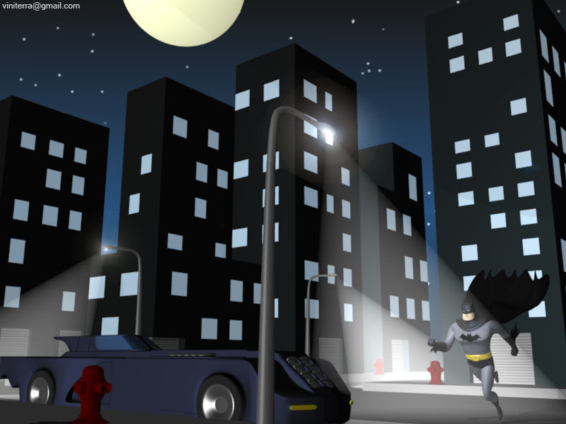 virtual gotham city batman second life
